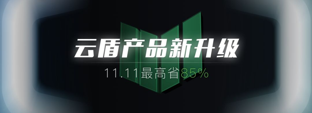 【狂欢11.11】云盾产品新升级 双11最高省85%